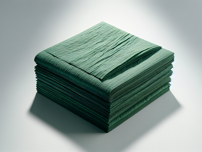 Цветная тишью Forest Green 18 г/м², листы 50×75 см