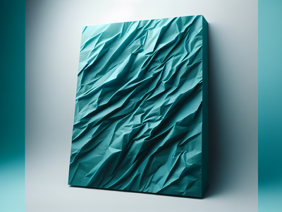Цветная тишью Teal 18 г/м², листы 50×75 см
