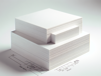 Белая тишью 25 г/м², листы 500×660 мм