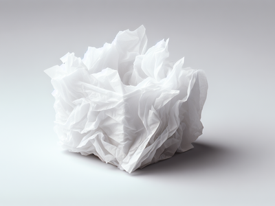 Белая тишью 25 г/м², листы 700×1000 мм